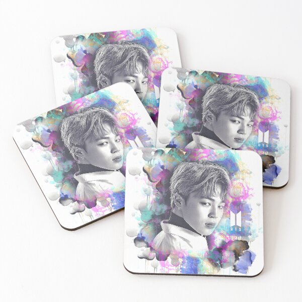Item preview, BTS Jimin colorful print designed and sold by Lajibolalaa.