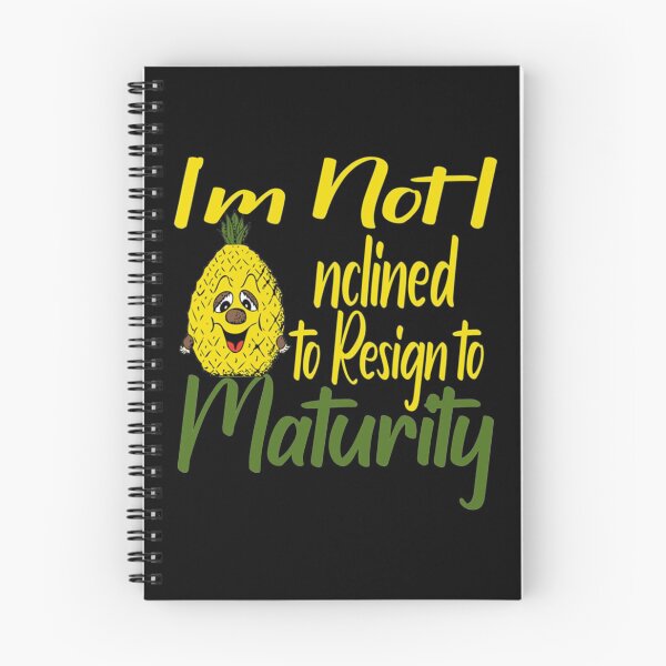 Item preview, Pineapple,I_m Not Inclined to Resign to Maturity-Sleeve Unisex   designed and sold by 83PatrickBrewer.