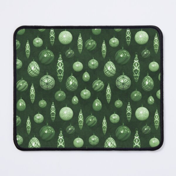 Item preview, Green Christmas Baubles on Mottled Paper designed and sold by James-Cole.