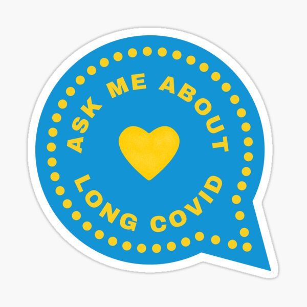 Item preview, Ask Me About Long Covid Chat designed and sold by SadTea-Longhaul.