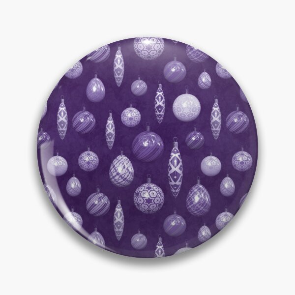 Item preview, Violet Purple Christmas Baubles on Mottled Paper designed and sold by James-Cole.