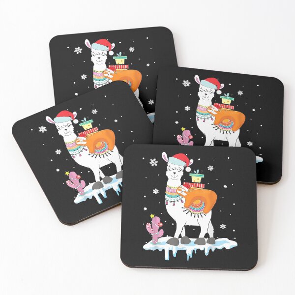 Item preview, Sloth Riding Llama Funny Christmas designed and sold by spherevilla.