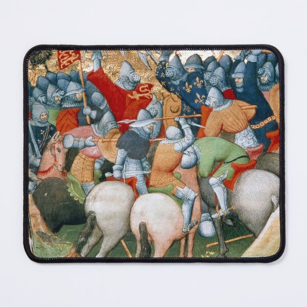 Item preview, The 1346 Battle of Crecy Grandes Chroniques de France Medieval Knights  designed and sold by WizardsWorld.