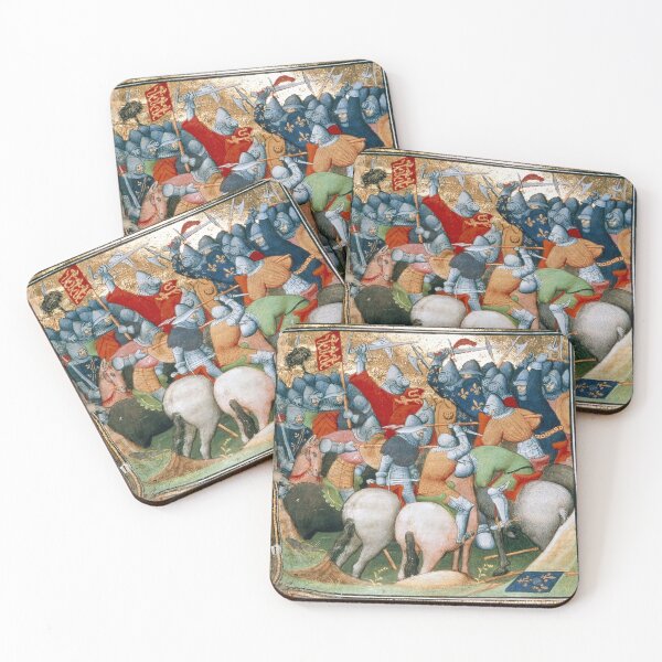 Item preview, The 1346 Battle of Crecy Grandes Chroniques de France Medieval Knights  designed and sold by WizardsWorld.
