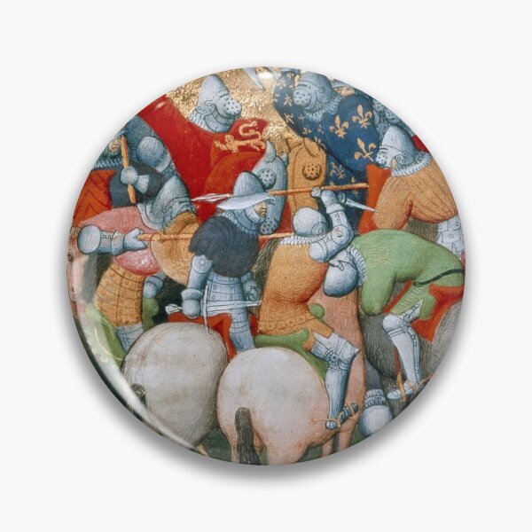 Item preview, The 1346 Battle of Crecy Grandes Chroniques de France Medieval Knights  designed and sold by WizardsWorld.