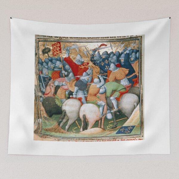 Item preview, The 1346 Battle of Crecy Grandes Chroniques de France Medieval Knights  designed and sold by WizardsWorld.