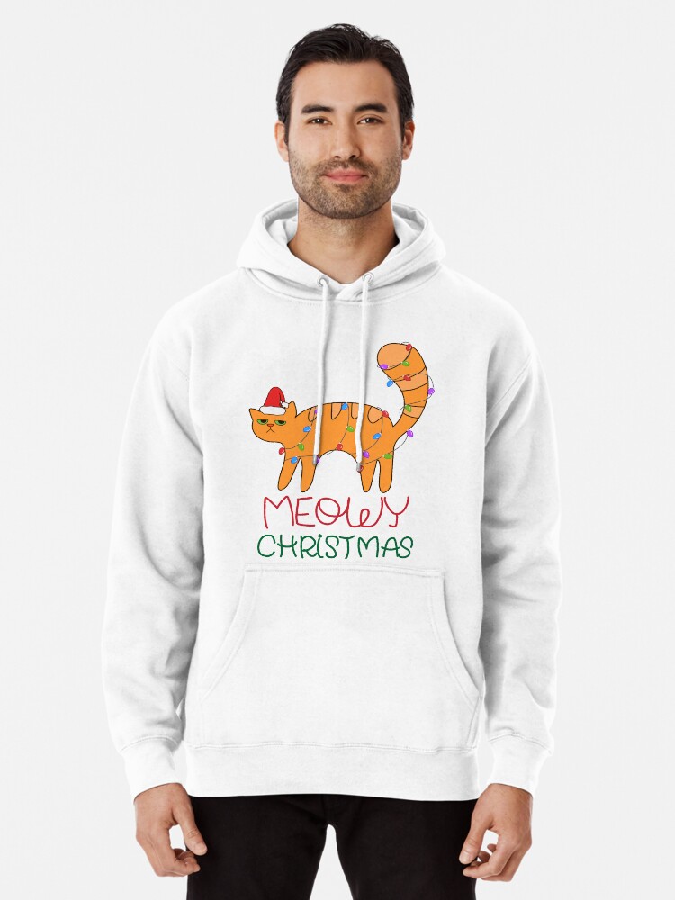 Christmas Cat Jumper Christmas Tree Cat Sweater Christmas Tree T Shirt Novelty Christmas Sweater Cat Christmas Jumper Classic T Shirt Meowy Christmas Pullover Hoodie for Sale by YayCartoon Redbubble