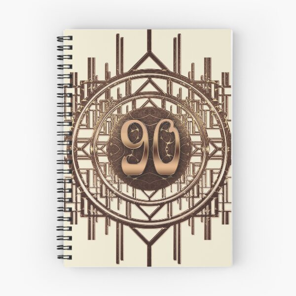 Item preview, Art Deco Vintage Design with Retro Art Nouveau Number 90 designed and sold by Xarah.