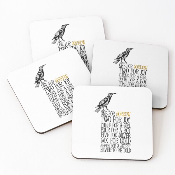 Item preview, One For Sorrow Counting Crows Rhyme   designed and sold by EloiseCoate.