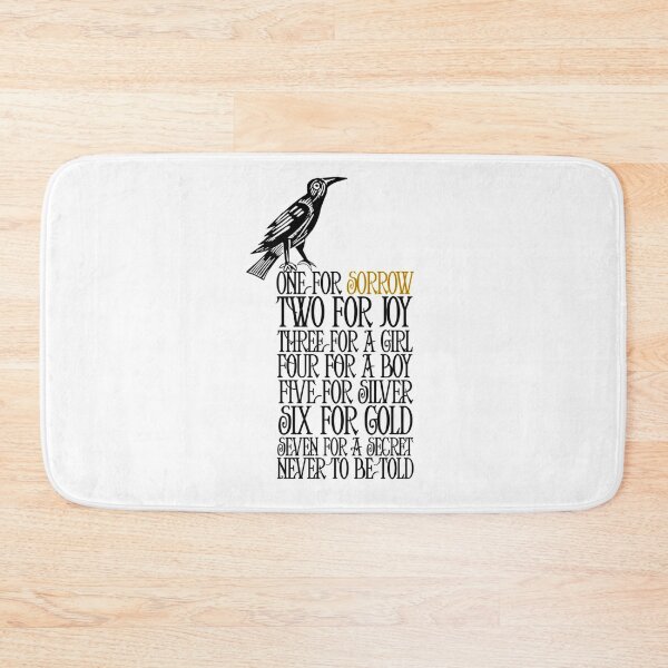 Item preview, One For Sorrow Counting Crows Rhyme   designed and sold by EloiseCoate.