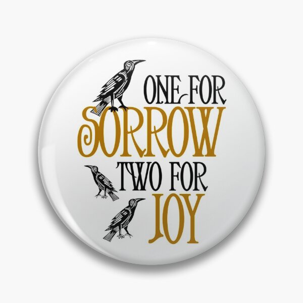 Item preview, One For Sorrow, Two For Joy Counting Crows Rhyme designed and sold by EloiseCoate.