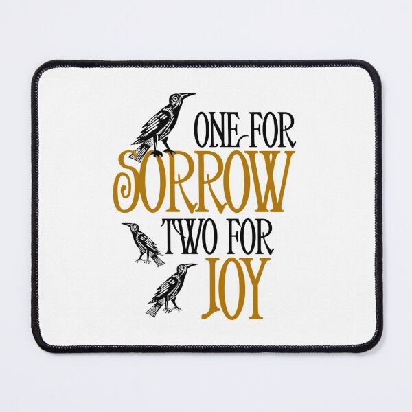 Item preview, One For Sorrow, Two For Joy Counting Crows Rhyme designed and sold by EloiseCoate.