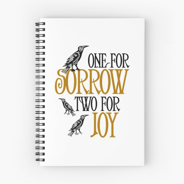Item preview, One For Sorrow, Two For Joy Counting Crows Rhyme designed and sold by EloiseCoate.