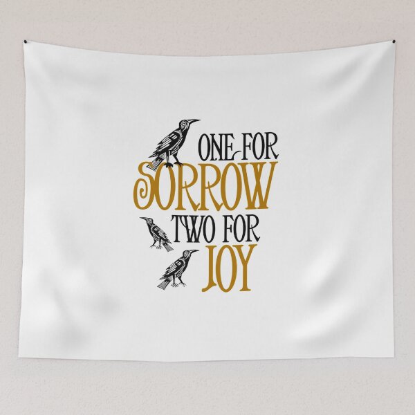 Item preview, One For Sorrow, Two For Joy Counting Crows Rhyme designed and sold by EloiseCoate.