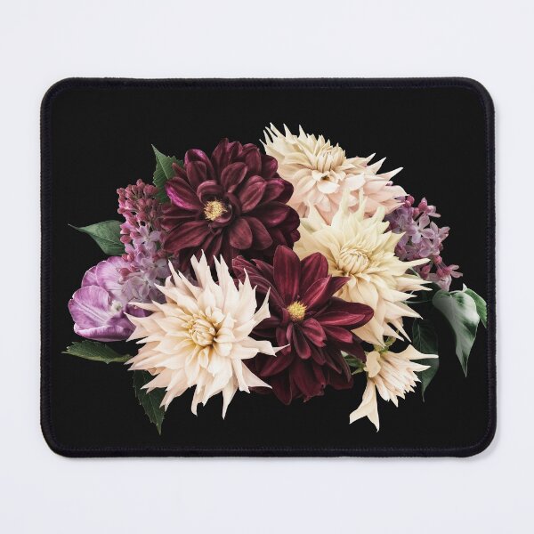 Item preview, Bouquet of dahlias, tulips and lilac designed and sold by RinaMDesigns.