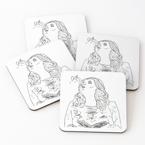 Item preview, thirsty wolf – roisin conaty | poorly drawn taskmaster designed and sold by underscoree.