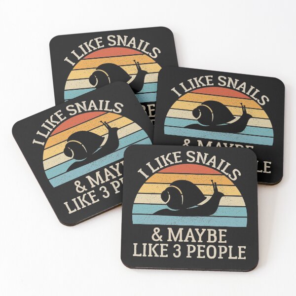 Item preview, I Like Snails and Maybe Like 3 People, Gift For Snail Lover designed and sold by AEOPIN.