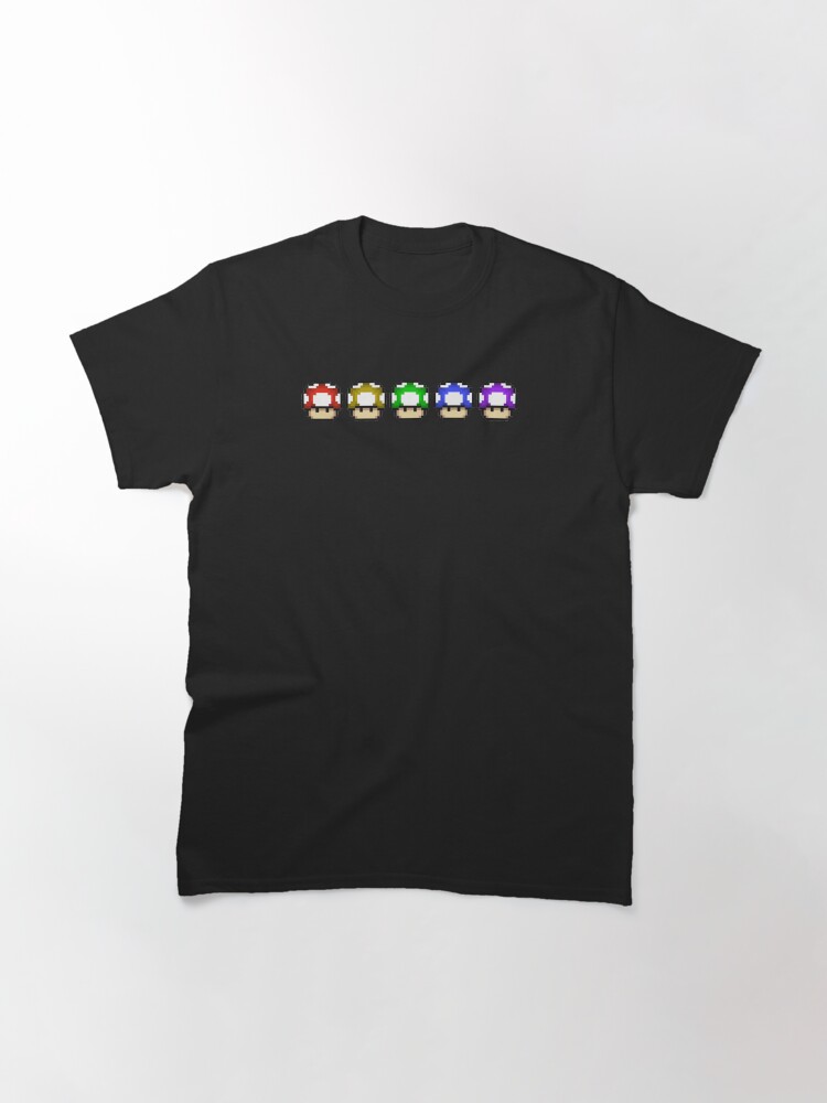 Thumbnail 3 von 7, Classic T-Shirt, Farbige Pilze designt und verkauft von MadebyBoutique.