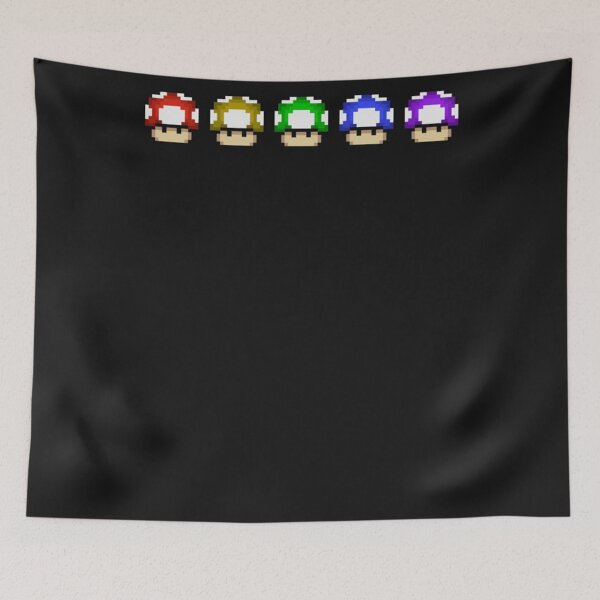 Item preview, Coloured Mushrooms   designed and sold by MadebyBoutique.