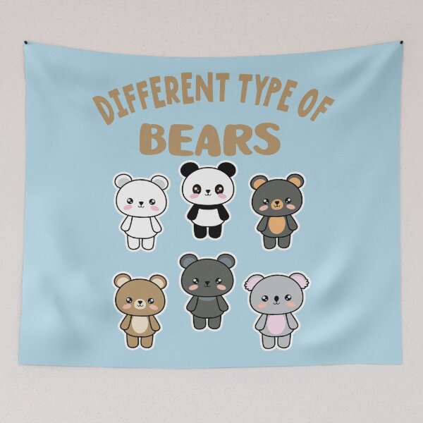 Item preview, Different Type Of Bears designed and sold by samah82.