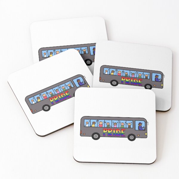 Item preview, Gay rainbow lgbtq rights freedom bus designed and sold by Nalidsa Sukprasert.