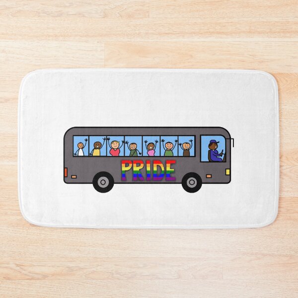 Item preview, Gay rainbow lgbtq rights freedom bus designed and sold by Nalidsa Sukprasert.