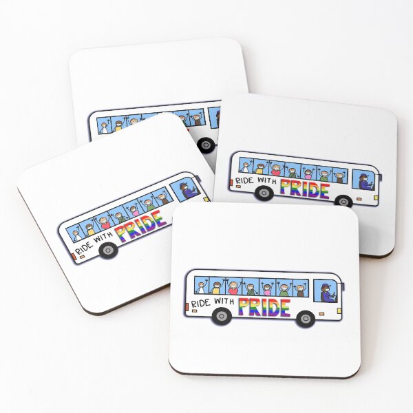 Item preview, Gay rainbow lgbtq rights freedom bus designed and sold by Nalidsa Sukprasert.