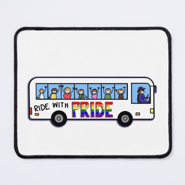 Item preview, Gay rainbow lgbtq rights freedom bus designed and sold by Nalidsa Sukprasert.