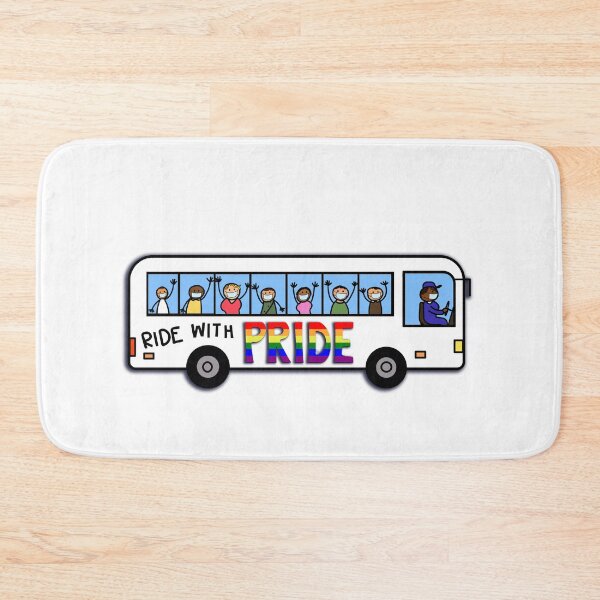 Item preview, Gay rainbow lgbtq rights freedom bus designed and sold by Nalidsa Sukprasert.