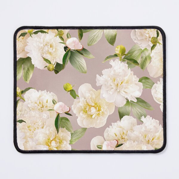 Item preview, White peonies designed and sold by RinaMDesigns.