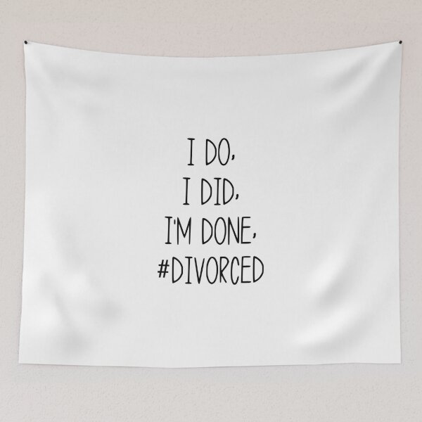 Item preview, divorce I Do I Did Im Done Divorced , funny sarcastic offended divorce saying,  christmas  gift , meme for adults designed and sold by joygift369.