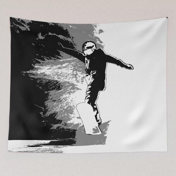 Item preview, Free-riding - Snowboarder designed and sold by NaturePrints.
