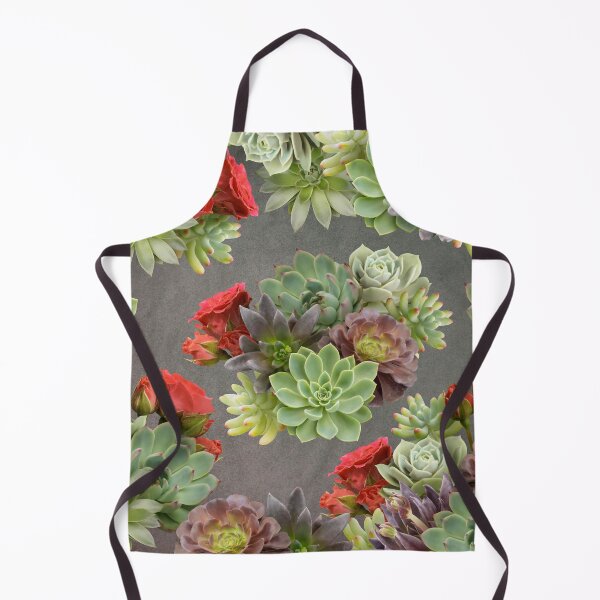 Item preview, Succulents and red roses. designed and sold by RinaMDesigns.