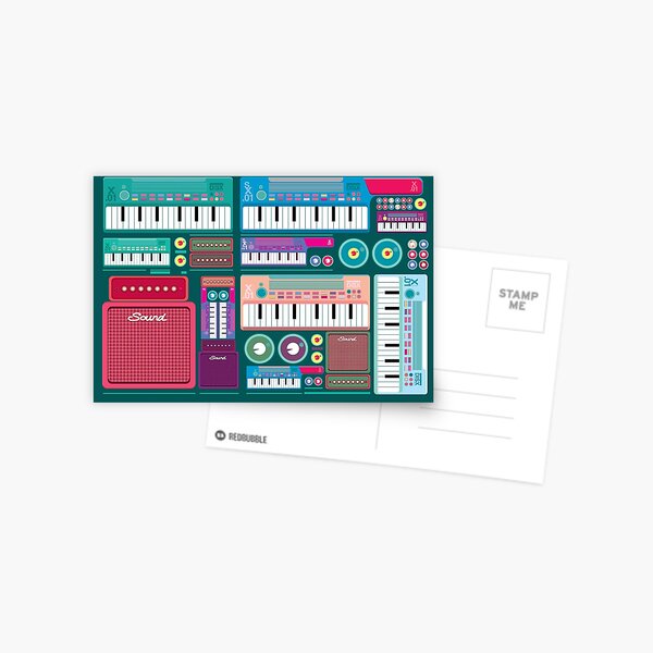 Item preview, Colorful Synthesizer  designed and sold by singpentinkhepi.