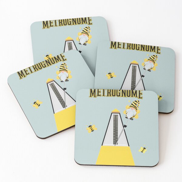Item preview, METROGNOME - GNOME WITH BEES - FUNNY MUSICAL METRONOME PUN DESIGN    designed and sold by ThymThoughtss.