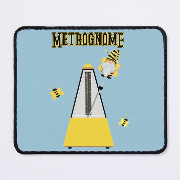Item preview, METROGNOME - GNOME WITH BEES - FUNNY MUSICAL METRONOME PUN DESIGN designed and sold by ThymThoughtss.