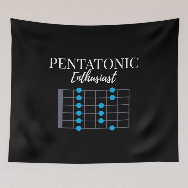 Item preview, Pentatonic Scale Enthusiast Dark Theme designed and sold by nightsworthy.