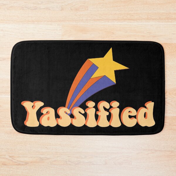 Item preview, Yassified yellow star- 70s style text designed and sold by Anxatzi.