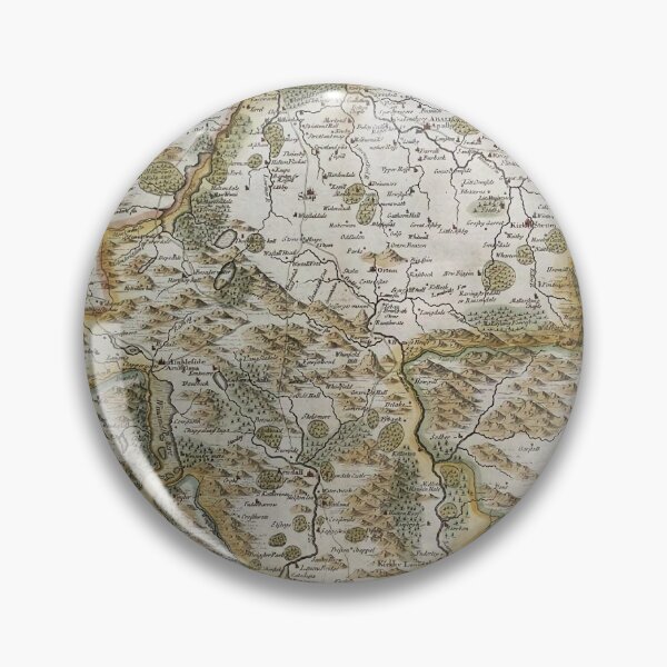 Item preview, Lake District Landscape Collection - Westmoreland Map Cumbria 1722 Morden designed and sold by WizardsWorld.
