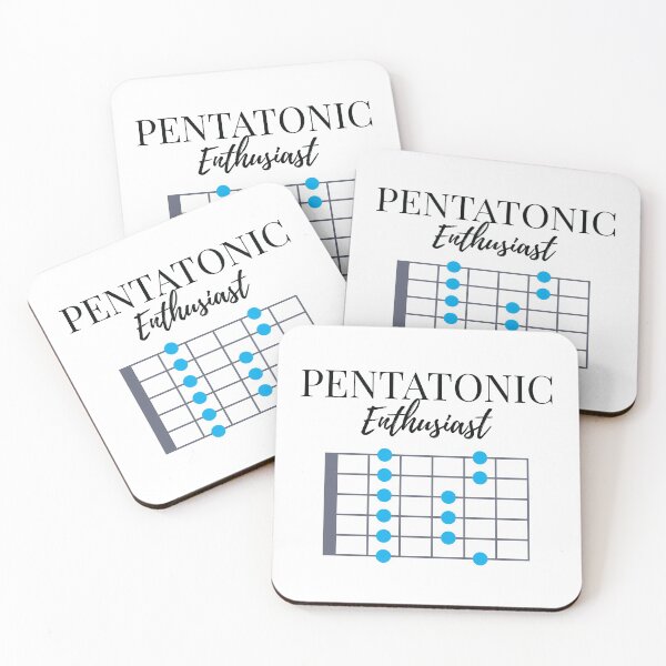 Item preview, Pentatonic Scale Enthusiast Light Theme designed and sold by nightsworthy.
