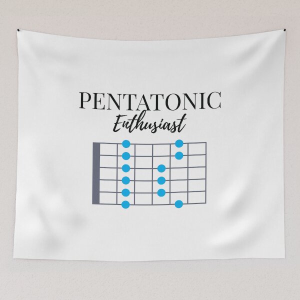 Item preview, Pentatonic Scale Enthusiast Light Theme designed and sold by nightsworthy.