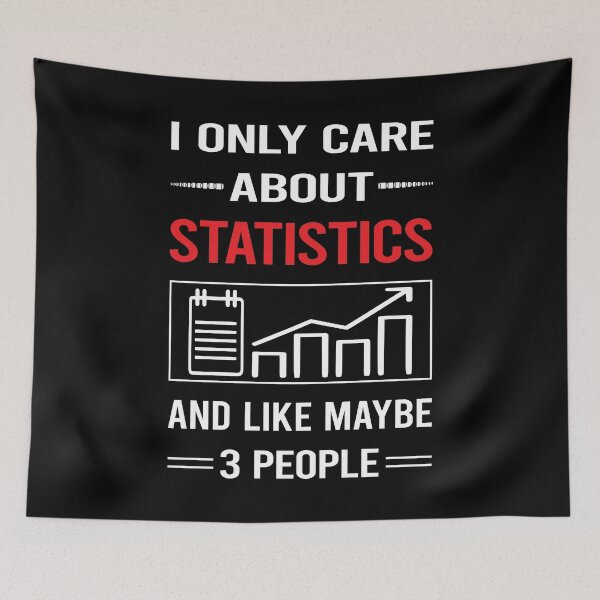 Item preview, Funny 3 People Statistics designed and sold by FifineCroteau.