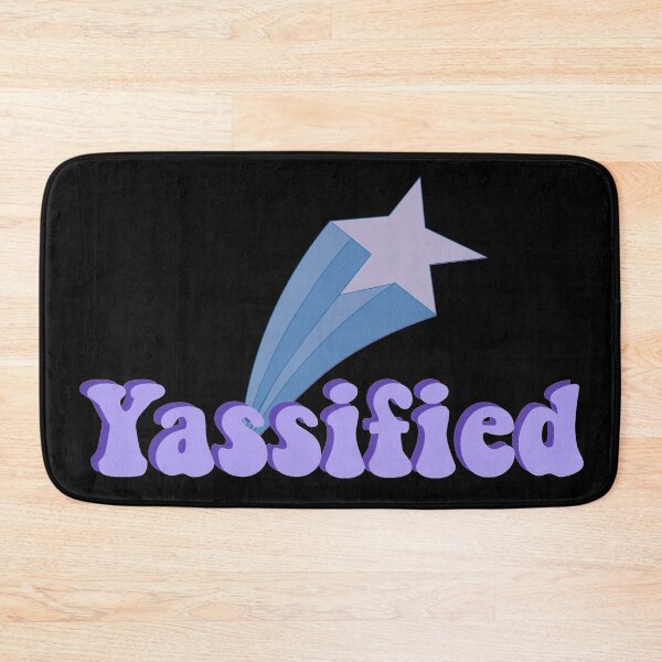 Item preview, Yassified purple star- 70s style text designed and sold by Anxatzi.
