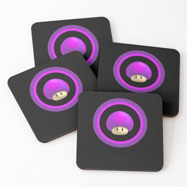 Item preview, Purple Poison Mushroom! (On Black)   designed and sold by MadebyBoutique.