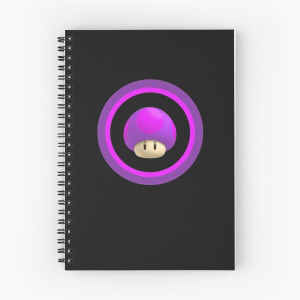 Item preview, Purple Poison Mushroom! (On Black)   designed and sold by MadebyBoutique.