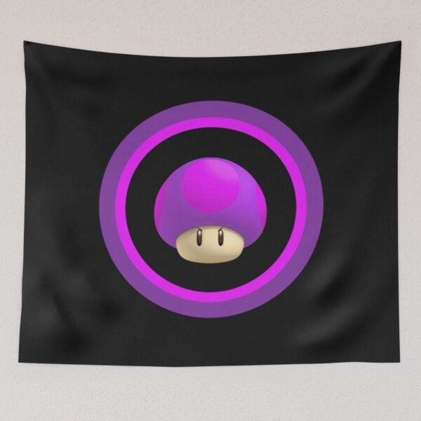 Item preview, Purple Poison Mushroom! (On Black)   designed and sold by MadebyBoutique.