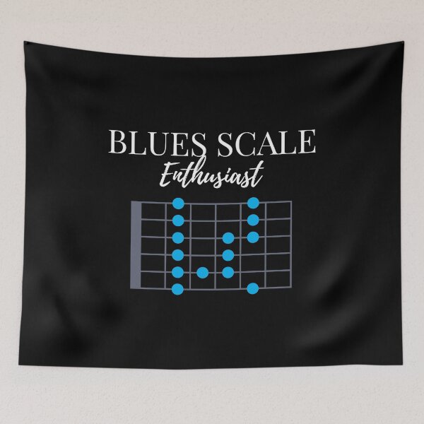 Item preview, Blues Scale Enthusiast Dark Theme designed and sold by nightsworthy.