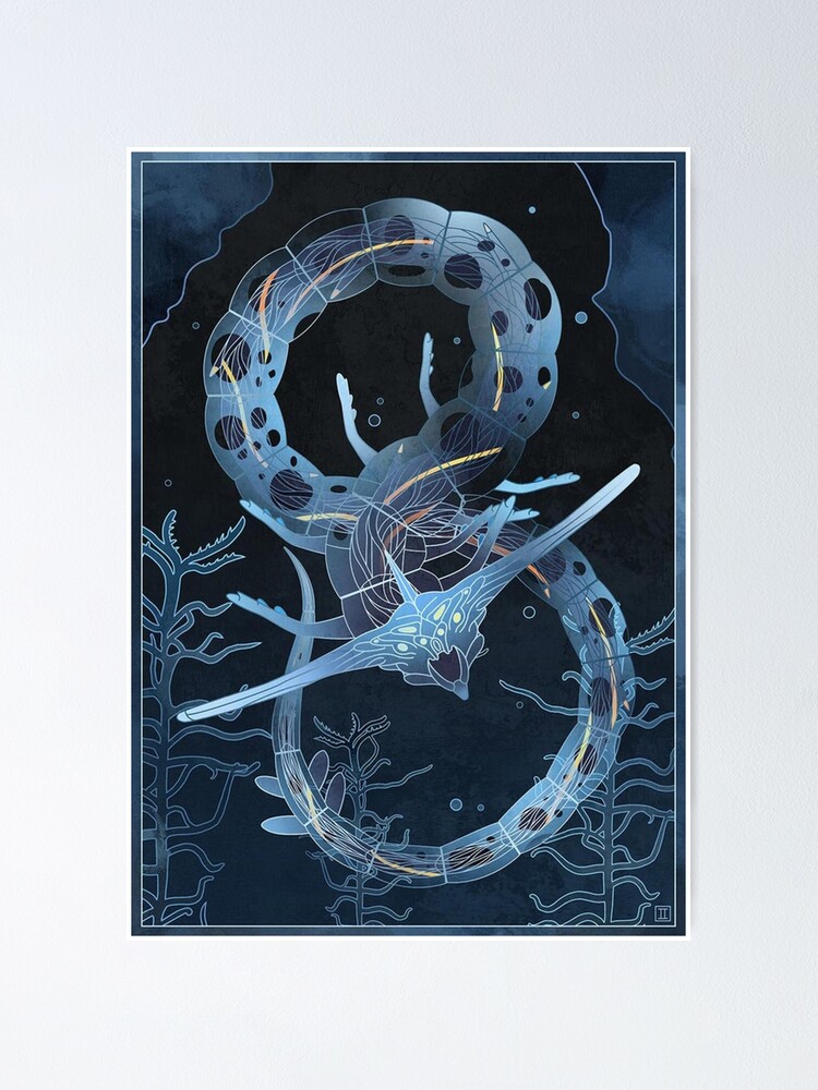 "Subnautica - Ghost Leviathan" Poster For Sale By Ankukduma | Redbubble