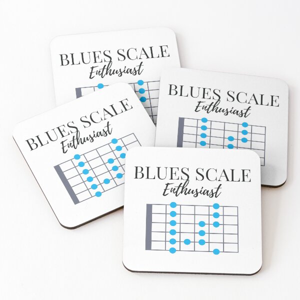 Item preview, Blues Scale Enthusiast Light Theme designed and sold by nightsworthy.