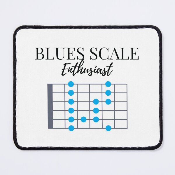 Item preview, Blues Scale Enthusiast Light Theme designed and sold by nightsworthy.